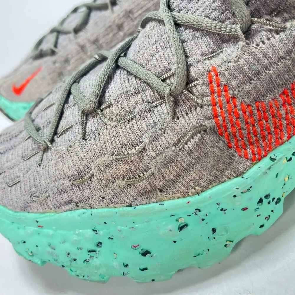 Nike Space Hippie 04 Green Glow Casual Lifestyle Sneakers CZ6398-020 Mens Size 8